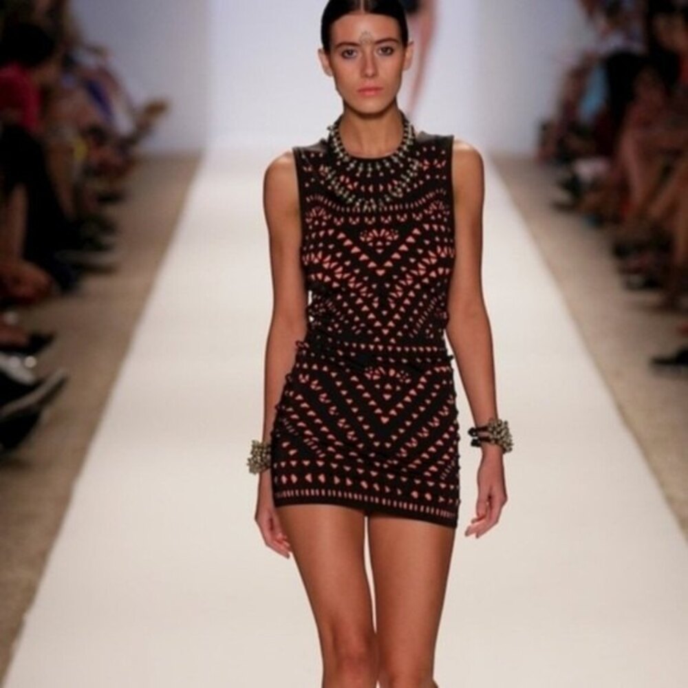 Mara Hoffman Swim Laser Cut Swim Mini Dress NWOT L - Picture 1 of 13